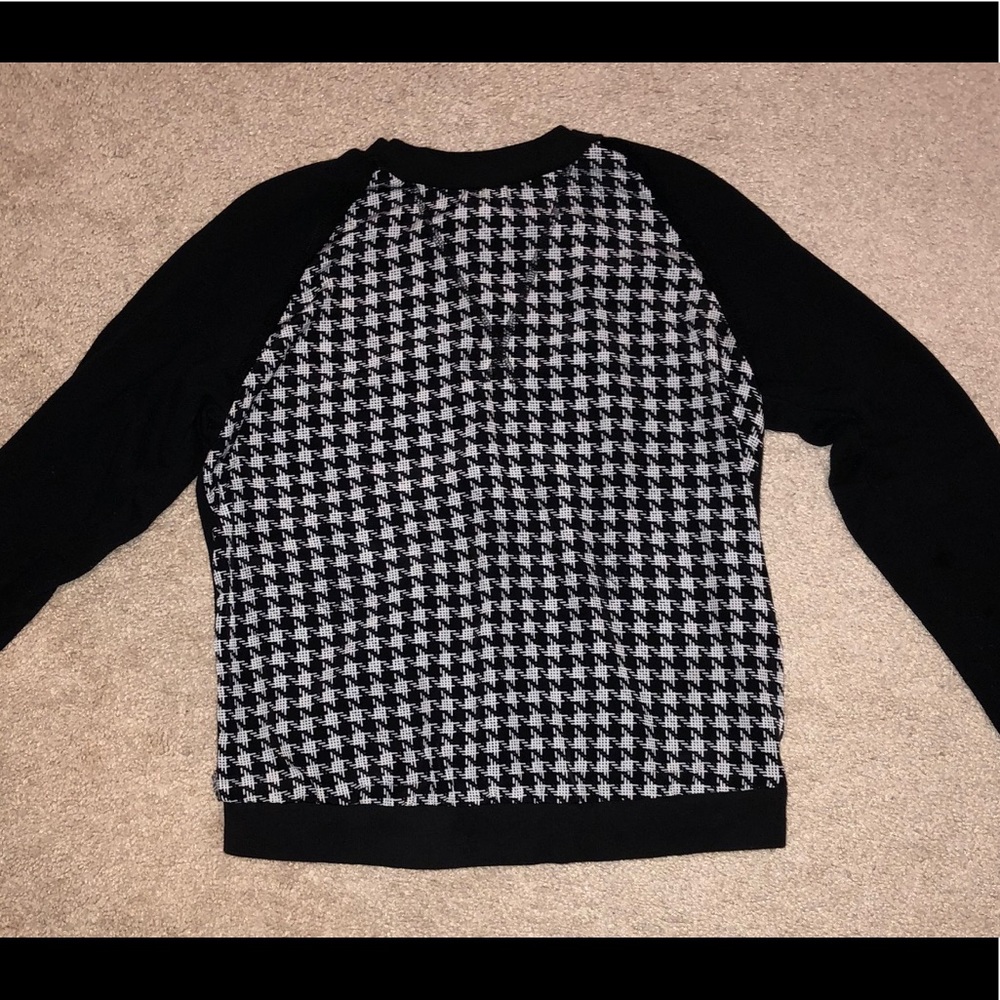 Houndstooth Sweatshirt